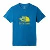 T-shirts Polos Randonnée THE NORTH FACE M FOUNDATION TEE BANFF BLUE 22 Bleu / Jaune