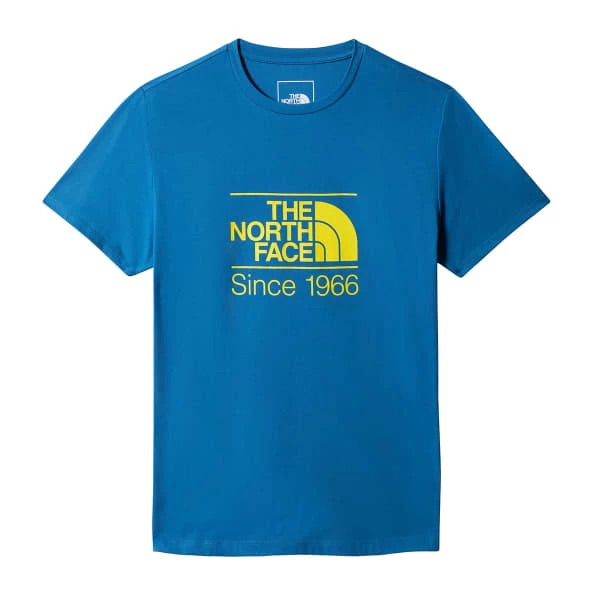 T-shirts Polos Randonnée THE NORTH FACE M FOUNDATION TEE BANFF BLUE 22 Bleu / Jaune 1 T-shirts Polos Randonnée THE NORTH FACE M FOUNDATION TEE BANFF BLUE 22 Bleu / Jaune