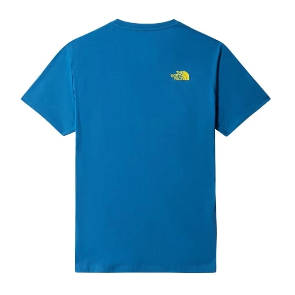 T-shirts Polos Randonnée THE NORTH FACE M FOUNDATION TEE BANFF BLUE 22 Bleu / Jaune 2 T-shirts Polos Randonnée THE NORTH FACE M FOUNDATION TEE BANFF BLUE 22 Bleu / Jaune – Image 2
