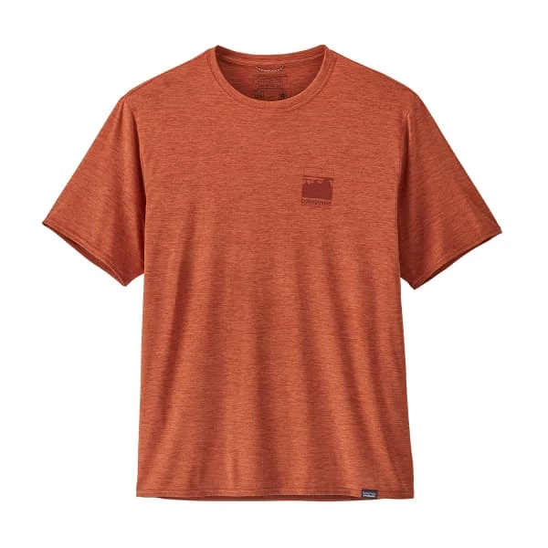 T-shirts Polos Randonnée PATAGONIA M'S CAP COOL DAILY GRAPHIC SHIRT AIRX 22 Orange 2 T-shirts Polos Randonnée PATAGONIA M'S CAP COOL DAILY GRAPHIC SHIRT AIRX 22 Orange – Image 2