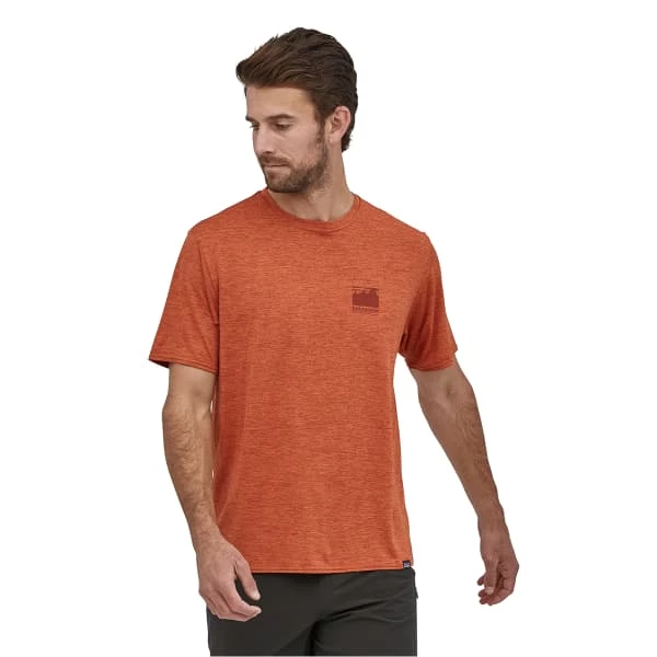 T-shirts Polos Randonnée PATAGONIA M'S CAP COOL DAILY GRAPHIC SHIRT AIRX 22 Orange 4 T-shirts Polos Randonnée PATAGONIA M'S CAP COOL DAILY GRAPHIC SHIRT AIRX 22 Orange – Image 4