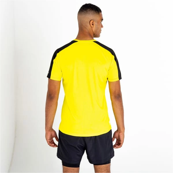 T-shirts Polos Randonnée DARE 2B DISCERNIBLE TEE M NEONSPNG/BLK 22 Jaune / Noir 2 T-shirts Polos Randonnée DARE 2B DISCERNIBLE TEE M NEONSPNG/BLK 22 Jaune / Noir – Image 2