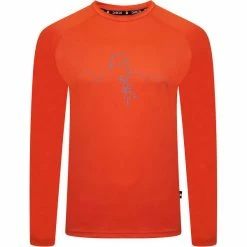 T-shirts Polos Randonnée DARE 2B RIGHTEOUS II L/S TEE M BURNT SALMON 22 Orange