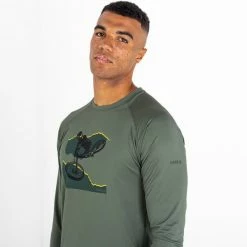 T-shirts Polos Randonnée DARE 2B RIGHTEOUS II L/S TEE M AGAVE GREEN 22 Vert / Jaune -Vêtements de randonnée Homme Soldes 9 105775 righteous ii l s tee m agave green dmt592 e87 05