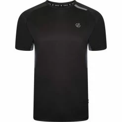 T-shirts Polos Randonnée DARE 2B PEERLESS II TEE M BLK/ORIONGRY 22 Noir