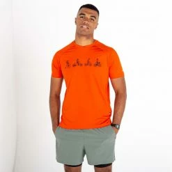 T-shirts Polos Randonnée DARE 2B RIGHTEOUS III TEE M BURNT SALMON 22 Orange -Vêtements de randonnée Homme Soldes 9 105786 dmt597 8ak 04