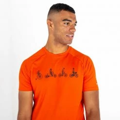 T-shirts Polos Randonnée DARE 2B RIGHTEOUS III TEE M BURNT SALMON 22 Orange -Vêtements de randonnée Homme Soldes 9 105786 dmt597 8ak 05