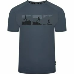 T-shirts Polos Randonnée DARE 2B RIGHTEOUS III TEE M ORION GREY 22 Bleu / Gris