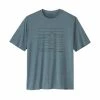 T-shirts Polos Randonnée PATAGONIA M'S CAP COOL DAILY GRAPHIC SHIRT UP HIGH ENDURANCE: LIGHT PLUME GREY X-DYE 23 Gris / Noir