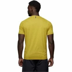 T-shirts Polos Randonnée BLACK DIAMOND M LIGHTWIRE SS TECH TEE CITRONELLE 22 Jaune -Vêtements de randonnée Homme Soldes 9 105927 m lightwire ss tech tee citronelle ap752427 7016 03
