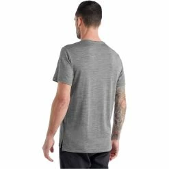 T-shirts Polos Randonnée ICEBREAKER M SPHERE II SS TEE METRO HTHR 22 Gris -Vêtements de randonnée Homme Soldes 9 105955 m sphere ii ss tee metro hthr ib0a56c6016 03