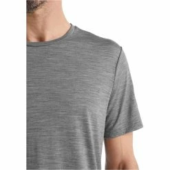 T-shirts Polos Randonnée ICEBREAKER M SPHERE II SS TEE METRO HTHR 22 Gris -Vêtements de randonnée Homme Soldes 9 105955 m sphere ii ss tee metro hthr ib0a56c6016 04