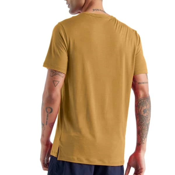 T-shirts Polos Randonnée ICEBREAKER M SPHERE II SS TEE COYOTE HTHR 22 Marron 3 T-shirts Polos Randonnée ICEBREAKER M SPHERE II SS TEE COYOTE HTHR 22 Marron – Image 3