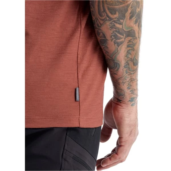 T-shirts Polos Randonnée ICEBREAKER M TECH LITE II SS TEE TRAILHEAD GRAPE 22 Marron 5 T-shirts Polos Randonnée ICEBREAKER M TECH LITE II SS TEE TRAILHEAD GRAPE 22 Marron – Image 5