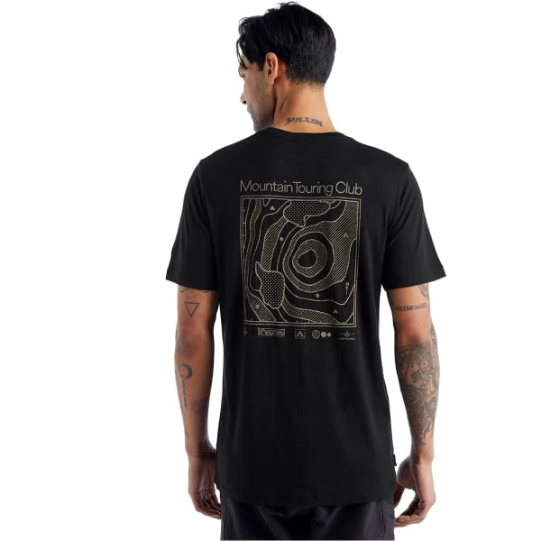 T-shirts Polos Randonnée ICEBREAKER M TECH LITE II SS TEE NATURE TOURING CLUB BLACK 22 Noir 3 T-shirts Polos Randonnée ICEBREAKER M TECH LITE II SS TEE NATURE TOURING CLUB BLACK 22 Noir – Image 3