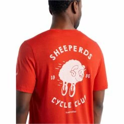 T-shirts Polos Randonnée ICEBREAKER M TECH LITE II SS TEE SHEEPERDS CYCLE LAVA 22 Rouge -Vêtements de randonnée Homme Soldes 9 105975 m tech lite ii ss tee sheeperds cycle lava ib0a56cu352 04