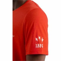 T-shirts Polos Randonnée ICEBREAKER M TECH LITE II SS TEE SHEEPERDS CYCLE LAVA 22 Rouge -Vêtements de randonnée Homme Soldes 9 105975 m tech lite ii ss tee sheeperds cycle lava ib0a56cu352 06