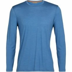 T-shirts Polos Randonnée ICEBREAKER M SPHERE II LS TEE AZUL 22 Bleu
