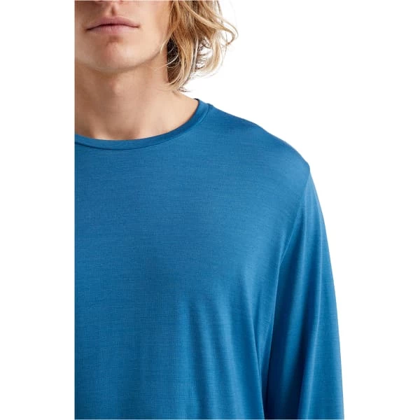 T-shirts Polos Randonnée ICEBREAKER M SPHERE II LS TEE AZUL 22 Bleu 4 T-shirts Polos Randonnée ICEBREAKER M SPHERE II LS TEE AZUL 22 Bleu – Image 4