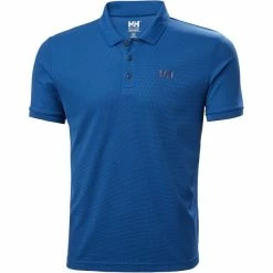 T-shirts Polos Randonnée HELLY HANSEN OCEAN POLO DEEP FJORD 22 Bleu