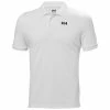 T-shirts Polos Randonnée HELLY HANSEN LIFA ACTIVE SOLEN SS POLO WHITE 22 Blanc