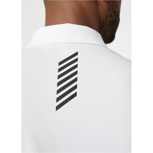T-shirts Polos Randonnée HELLY HANSEN LIFA ACTIVE SOLEN SS POLO WHITE 22 Blanc 6 T-shirts Polos Randonnée HELLY HANSEN LIFA ACTIVE SOLEN SS POLO WHITE 22 Blanc – Image 6