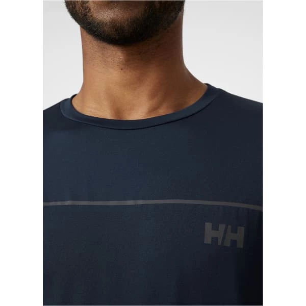 T-shirts Polos Randonnée HELLY HANSEN HP OCEAN T-SHIRT NAVY 22 Bleu 5 T-shirts Polos Randonnée HELLY HANSEN HP OCEAN T-SHIRT NAVY 22 Bleu – Image 5