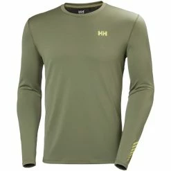 T-shirts Polos Randonnée HELLY HANSEN LIFA ACTIVE SOLEN LS LAV GREEN 22 Vert