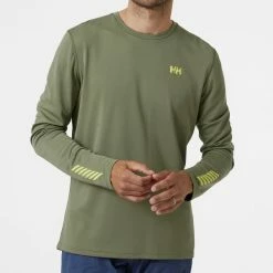 T-shirts Polos Randonnée HELLY HANSEN LIFA ACTIVE SOLEN LS LAV GREEN 22 Vert -Vêtements de randonnée Homme Soldes 9 106089 lifa active solen ls lav green 49348 421 03