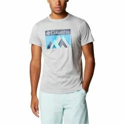 T-shirts Polos Randonnée COLUMBIA ZERO RULES SHORT SLEEVE GRAPHIC SHIRT M COLUMBIA GREY H 22 Gris