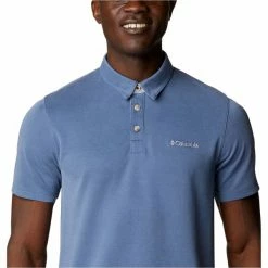 T-shirts Polos Randonnée COLUMBIA NELSON POINT POLO DARK MOUNTAIN 22 Bleu -Vêtements de randonnée Homme Soldes 9 106238 nelson point polo dark mountain 1772721478 04
