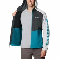 Vestes Randonnée COLUMBIA PANTHER CREEK JACKET M DEEP MARINE SH 22 Bleu / Gris / Blanc -Vêtements de randonnée Homme Soldes 9 106256 panther creek jacket m deep marine sh 1840711400 06