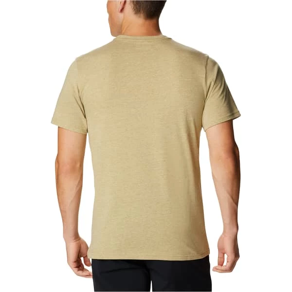 T-shirts Polos Randonnée COLUMBIA ALPINE WAY GRAPHIC TEE M SAVORY HEATHER 22 Beige 3 T-shirts Polos Randonnée COLUMBIA ALPINE WAY GRAPHIC TEE M SAVORY HEATHER 22 Beige – Image 3