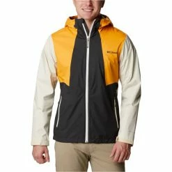 Vestes Randonnée COLUMBIA INNER LIMITS II JACKET M SHARK CHALK 22 Beige / Orange / Noir