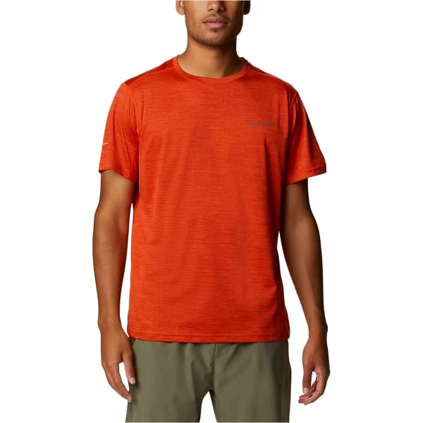 T-shirts Polos Randonnée COLUMBIA ALPINE CHILL ZERO SHORT SLEEVE M RED QUARTZ HEAT 22 Rouge / Orange 1 T-shirts Polos Randonnée COLUMBIA ALPINE CHILL ZERO SHORT SLEEVE M RED QUARTZ HEAT 22 Rouge / Orange