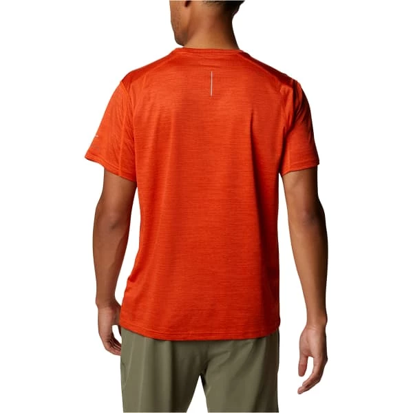 T-shirts Polos Randonnée COLUMBIA ALPINE CHILL ZERO SHORT SLEEVE M RED QUARTZ HEAT 22 Rouge / Orange 2 T-shirts Polos Randonnée COLUMBIA ALPINE CHILL ZERO SHORT SLEEVE M RED QUARTZ HEAT 22 Rouge / Orange – Image 2