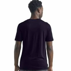 T-shirts Polos Randonnée ICEBREAKER M SPECTOR SS CREWE SEVEN SUMMITS MIDNIGHT NAVY 22 Bleu -Vêtements de randonnée Homme Soldes 9 106484 m spector ss crewe seven summits midnight navy ib0a56lr4011 03