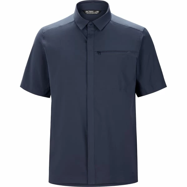 Chemises Randonnée ARC'TERYX SKYLINE SS SHIRT MEN'S BLACK SAPPHIRE 23 Bleu 1 Chemises Randonnée ARC'TERYX SKYLINE SS SHIRT MEN'S BLACK SAPPHIRE 23 Bleu