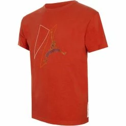 T-shirts Polos Randonnée TRANGOWORLD MANILVA M BURNT OCHRE 22 Orange