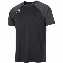 T-shirts Polos Randonnée TERNUA KRIN TEE M BLACK 22 Noir / Gris
