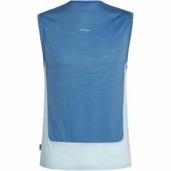 Débardeurs Randonnée ICEBREAKER M ZONEKNIT TANK AZUL/HAZE/CB 22 Bleu