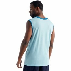 Débardeurs Randonnée ICEBREAKER M ZONEKNIT TANK AZUL/HAZE/CB 22 Bleu -Vêtements de randonnée Homme Soldes 9 108148 m zoneknit tank azul haze cb ib0a59lb385 03