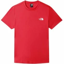 T-shirts Polos Randonnée THE NORTH FACE M REAXION RED BOX TEE HORIZON RED 22 Rouge