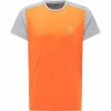 HAGLÖFS T-shirts Polos Randonnée HAGLOFS L.I.M TECH TEE MEN FLAME ORANGE/CONCRETE 22 Gris / Orange