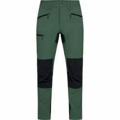 HAGLÖFS Pantalons Randonnée HAGLOFS MID SLIM PANT MEN FJELL GREEN/TRUE BLACK 22 Vert