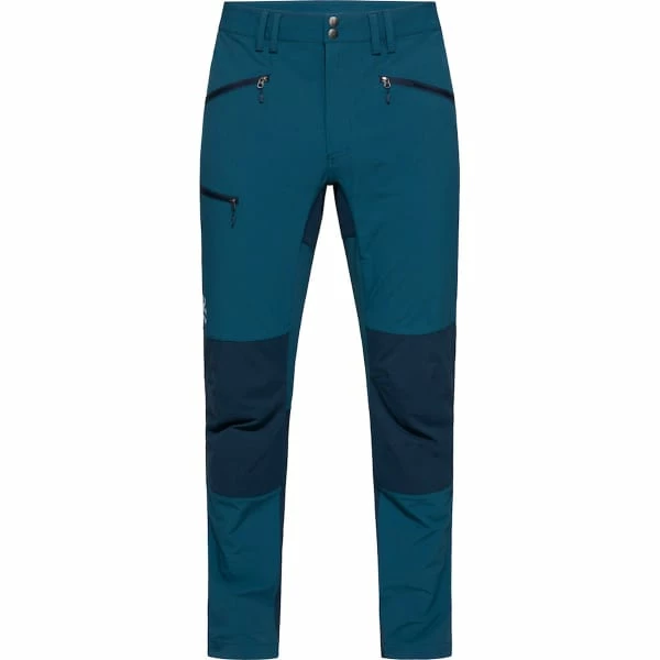 HAGLÖFS Pantalons Randonnée HAGLOFS MID SLIM PANT MEN DARK OCEAN/TARN BLUE 22 Bleu 1 HAGLÖFS Pantalons Randonnée HAGLOFS MID SLIM PANT MEN DARK OCEAN/TARN BLUE 22 Bleu