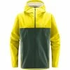 Vestes Randonnée HAGLÖFS SPIRA JACKET MEN AURORA/FJELL GREEN 22 Jaune / Vert