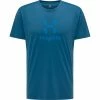 T-shirts Polos Randonnée HAGLÖFS GLEE TEE MEN DARK OCEAN 22 Bleu