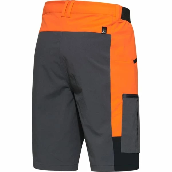 Shorts Randonnée HAGLÖFS RUGGED SLIM SHORTS MEN FLAME ORANGE/TRUE BL 22 Orange / Noir 2 Shorts Randonnée HAGLÖFS RUGGED SLIM SHORTS MEN FLAME ORANGE/TRUE BL 22 Orange / Noir – Image 2