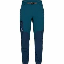 HAGLÖFS Pantalons Randonnée HAGLOFS LIZARD PANT MEN DARK OCEAN/TARN BLUE 22 Bleu